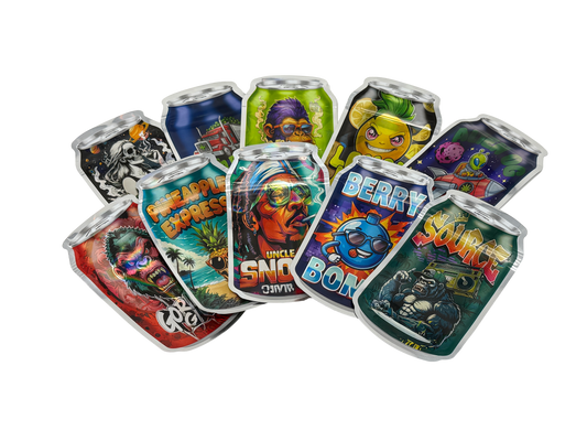 50 Pack - 3.5 Mylar Bag Mix Collection (CANS)