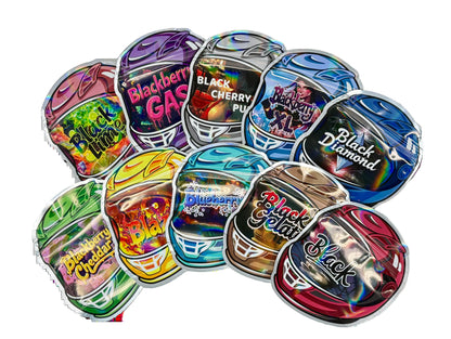 50 Pack - 3.5g Mylar Bags Mix Designs (HELMET)