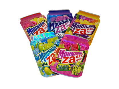 50 Pack - 3.5g Mylar Bags Mix Designs (MOUNTAIN ZA CANS)