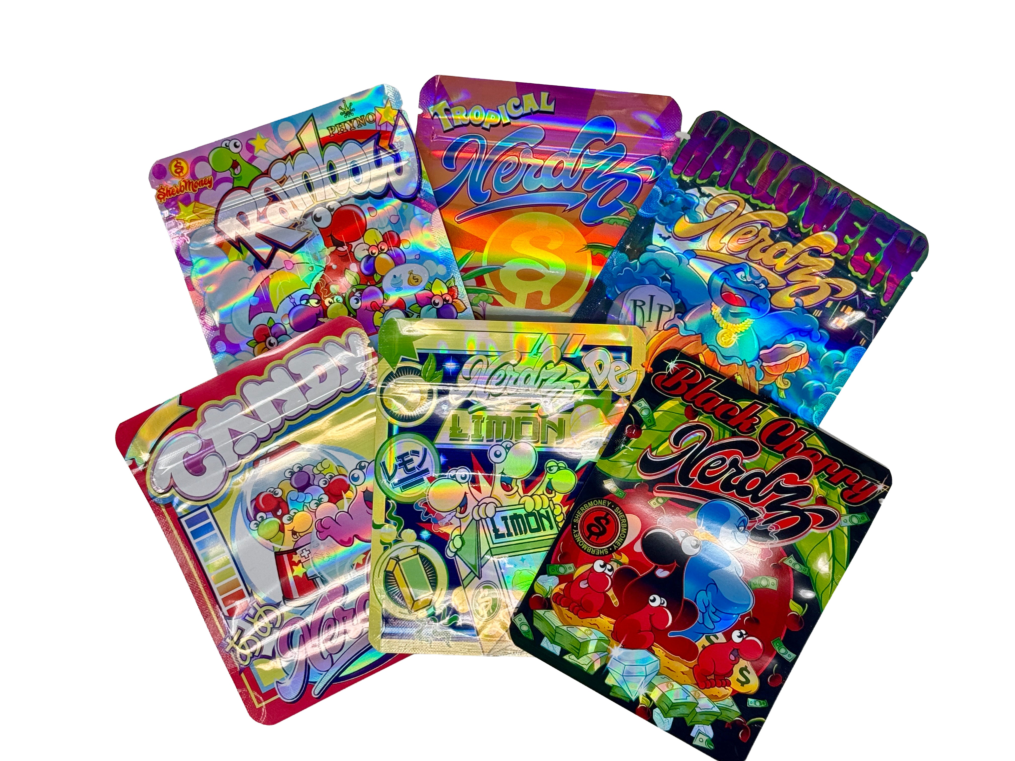 Nerdz Mylar Bags | Wholesale Smell-Proof Pouches – Mylar Bag Depot