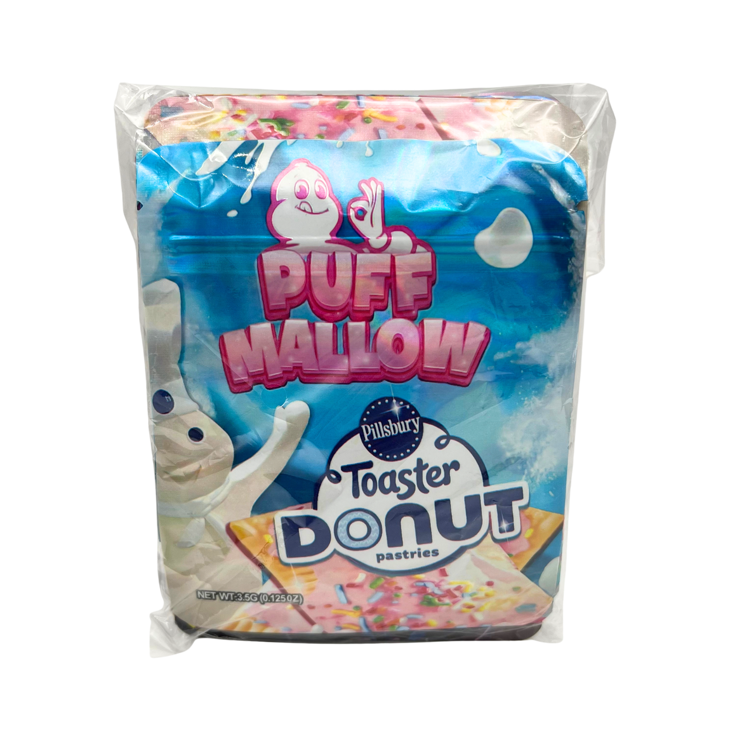 50 Pack - 3.5g Mylar Bags Mix Designs (PUFF MALLOW)