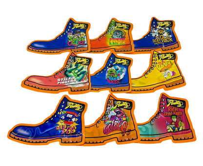50 Pack - 3.5g Mylar Bags Mix Designs (RUNTZ BOOTS)