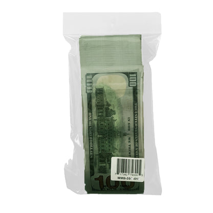 50 Pack – 3.5g Money Design Mylar Bags - Hundred Dolla Bill Ver 1