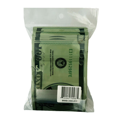 (50 Count) Money Design Die-Cut Foil Sleeves - Hundred Dollar Bill Ver 2