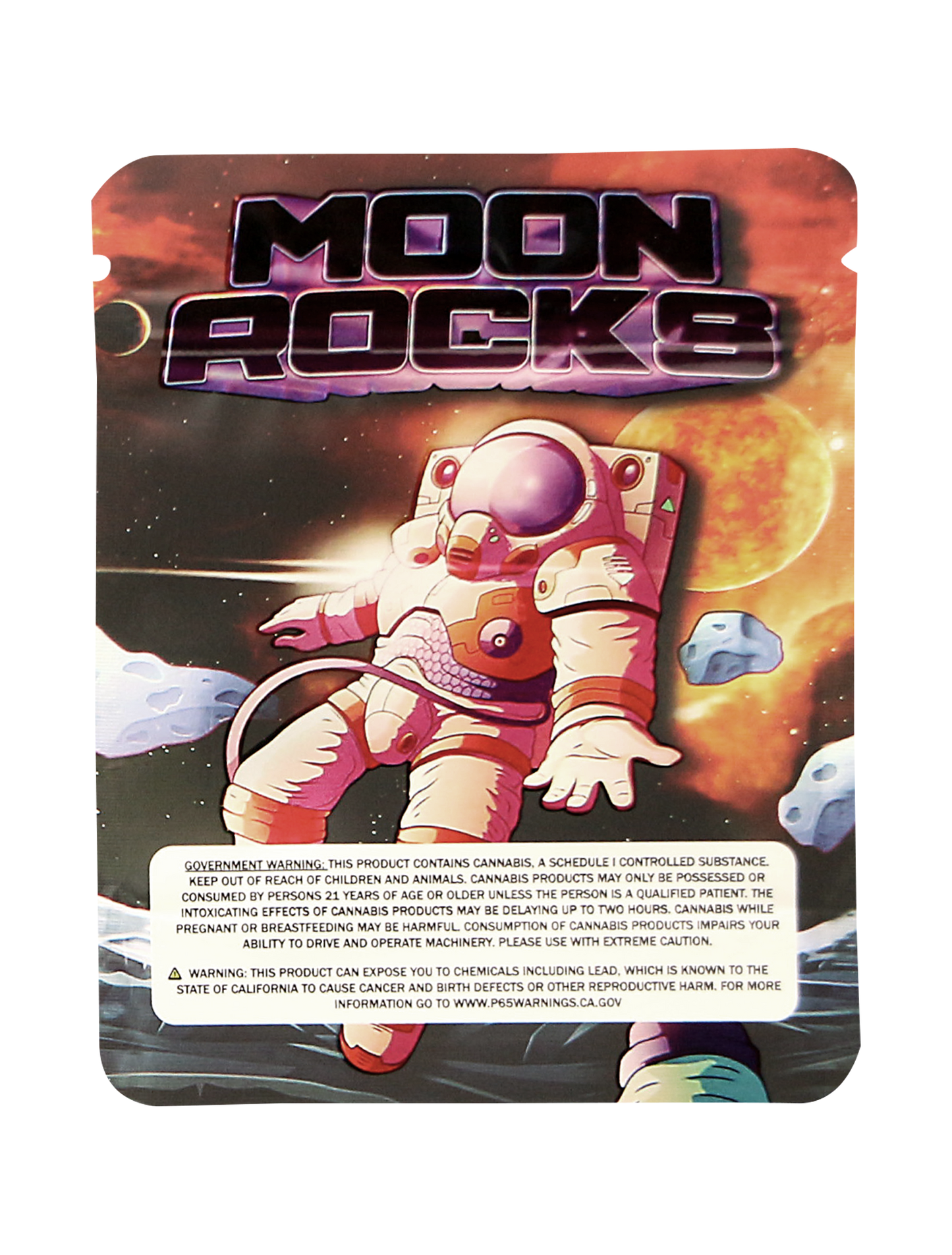 Mylar Bag Moon Rocks 3.5 gr 50 Pack
