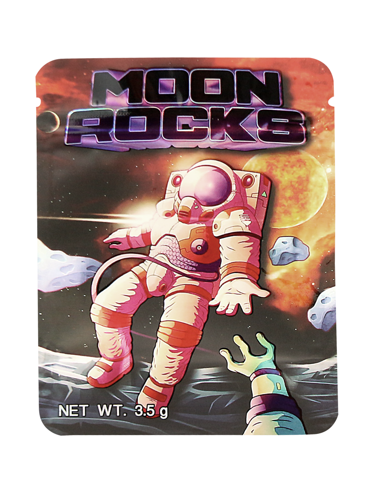 Mylar Bag Moon Rocks 3.5 gr 50 Pack