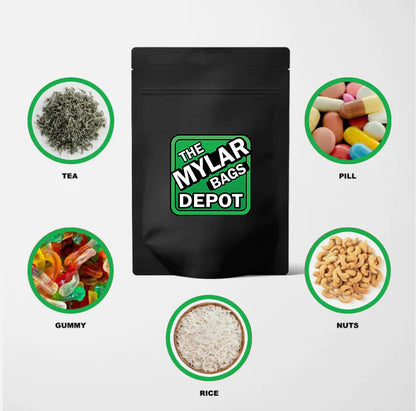 3.5g Shaped Mylar Storage Bag - Bottle Pop (50 Count)