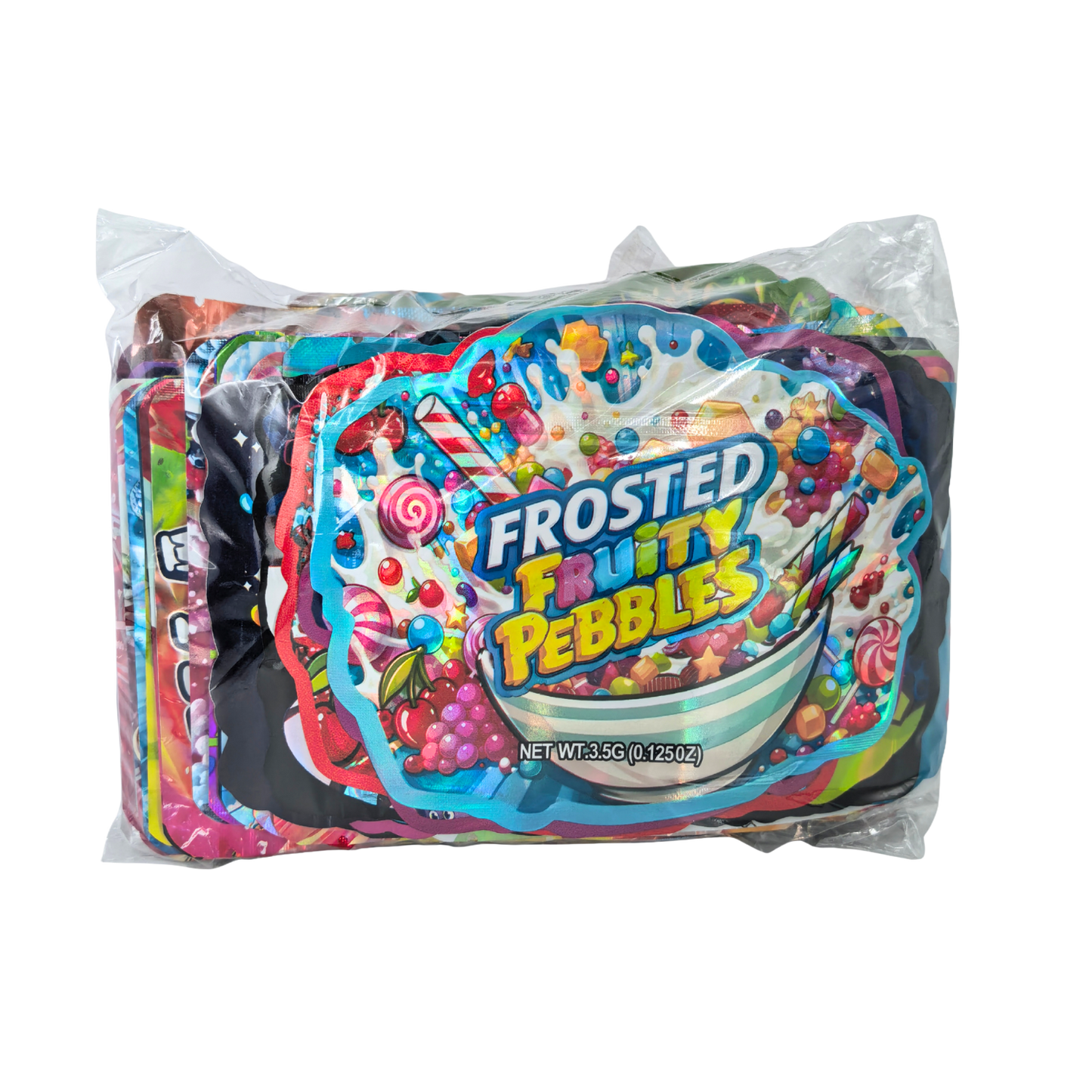 100 Pack 3.5g Small (4" x 5") Mylar Bags Mystery Bundle Mixed Designs