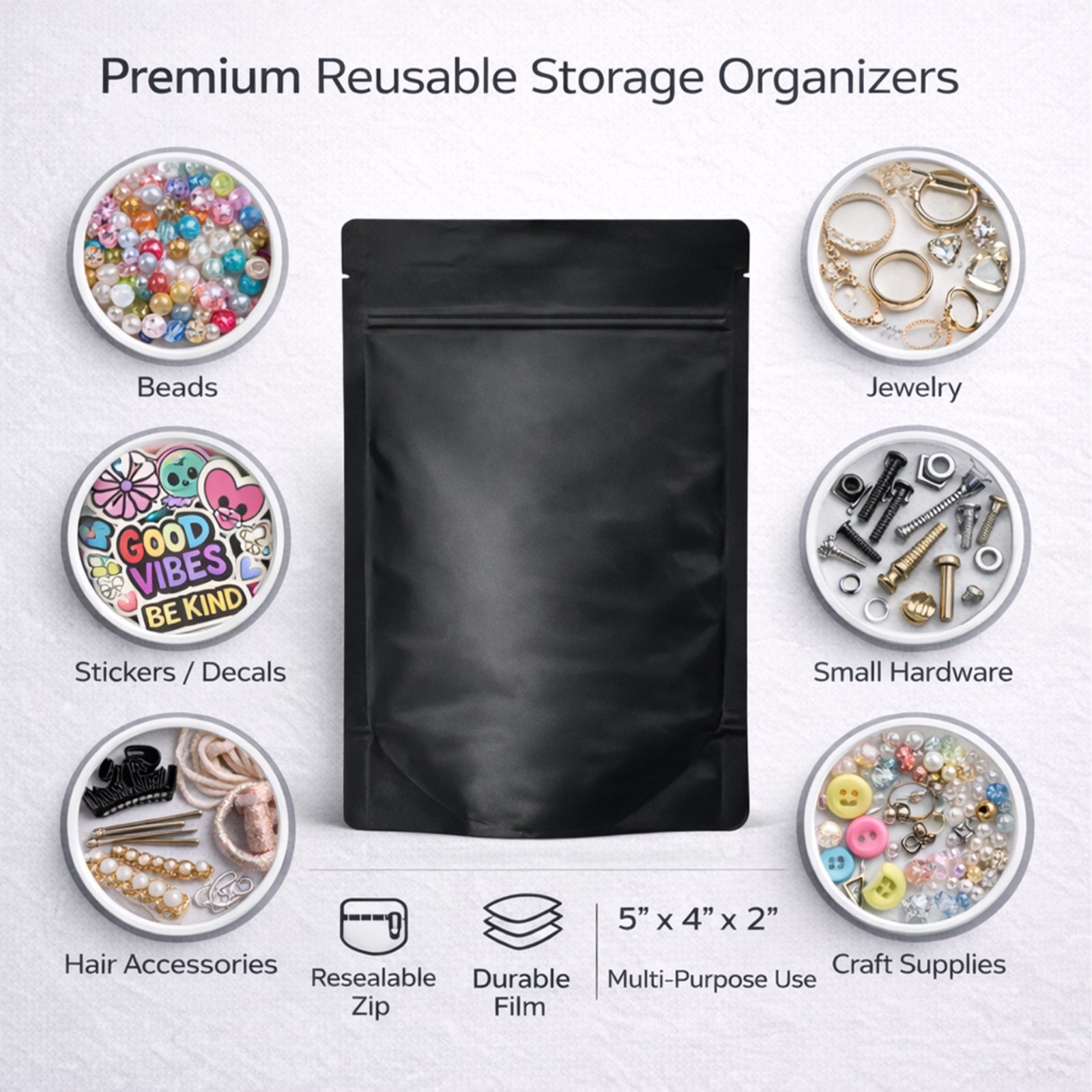 25 Pack 3.5g Exotic Bags & Boxes Set - Certified Popz Zaza Animal