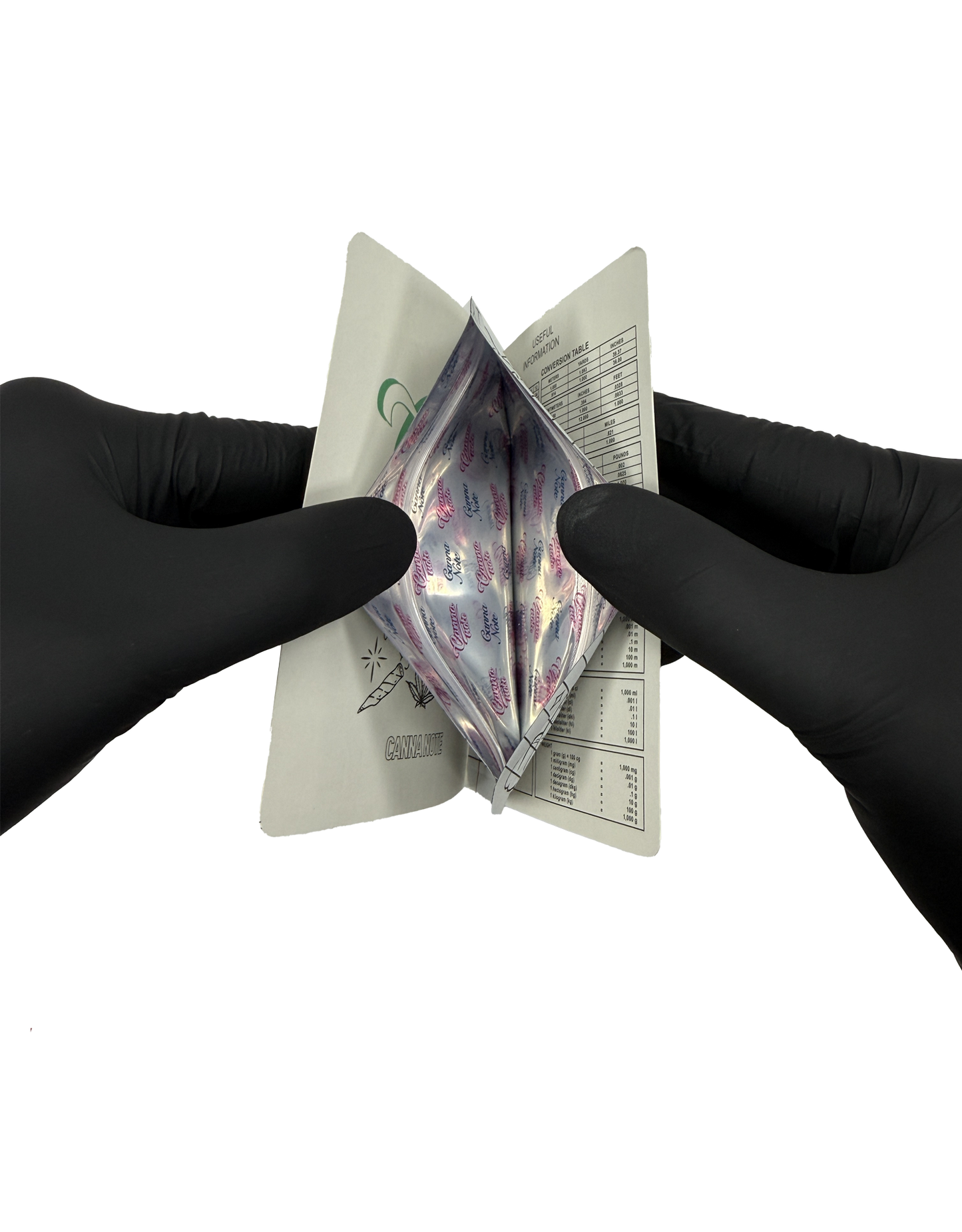 12 Count 4.5" - 3.5" Notebook-Style Mylar Bags  Lime