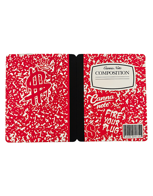 12 Count 4.5" - 3.5" Notebook-Style Mylar Bags Red