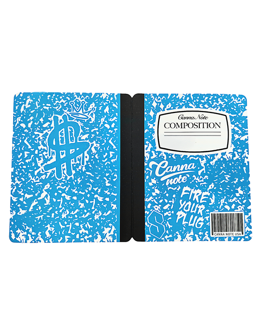 12 Count 4.5" - 3.5" Notebook-Style Mylar Bags  Blue