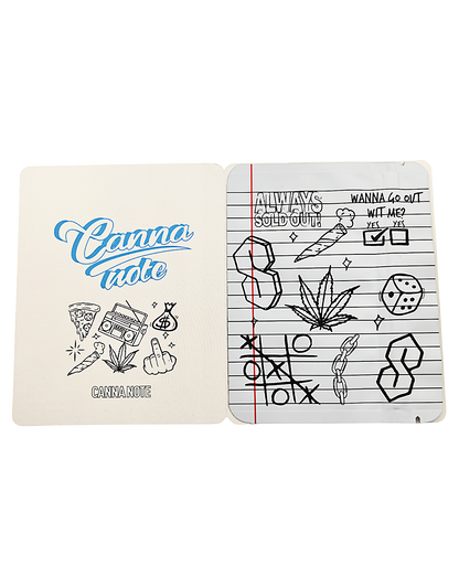 12 Count 4.5" - 3.5" Notebook-Style Mylar Bags  Blue