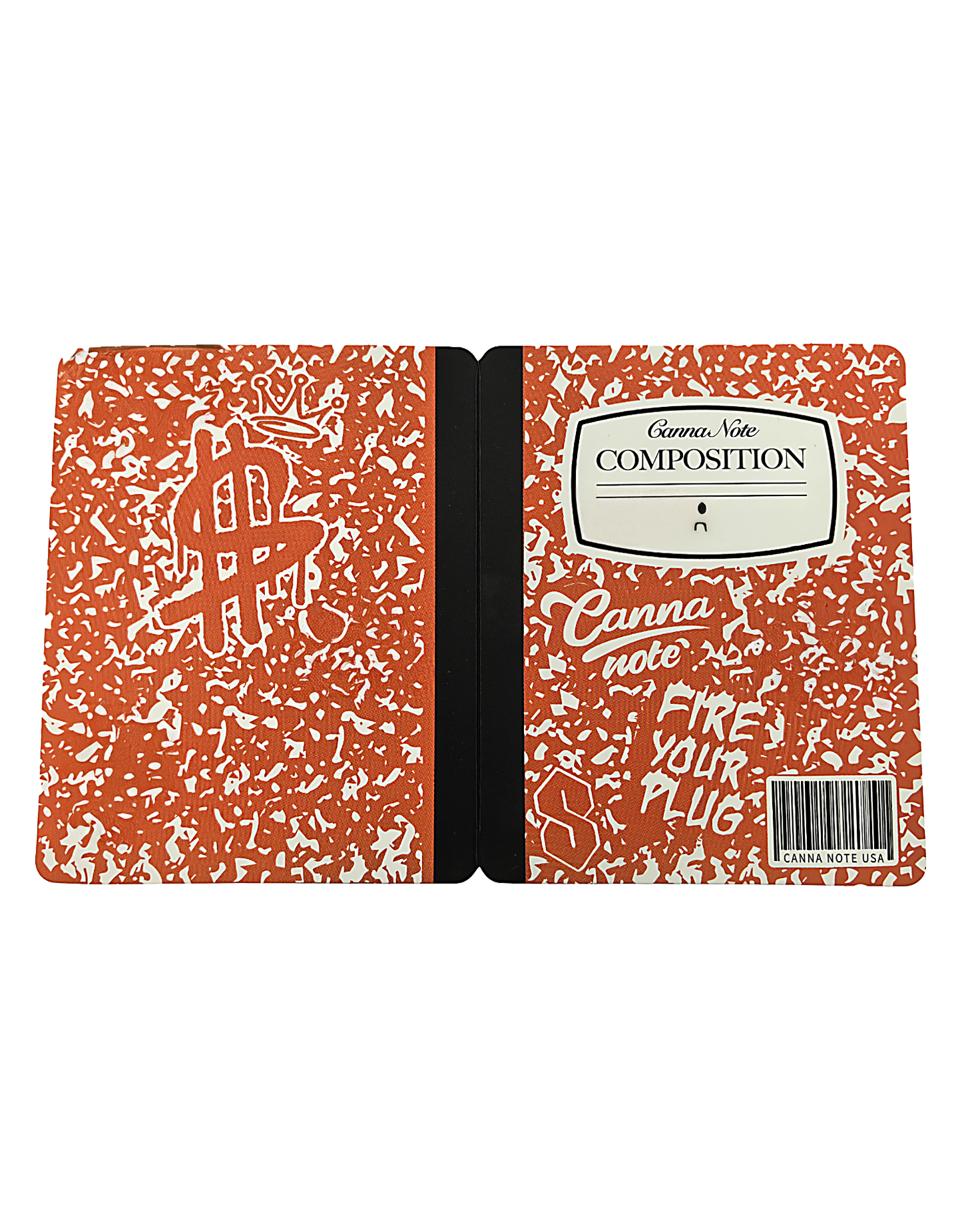 12 Count 4.5" - 3.5" Notebook-Style Mylar Bags  Orange