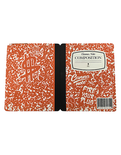 12 Count 4.5" - 3.5" Notebook-Style Mylar Bags  Orange