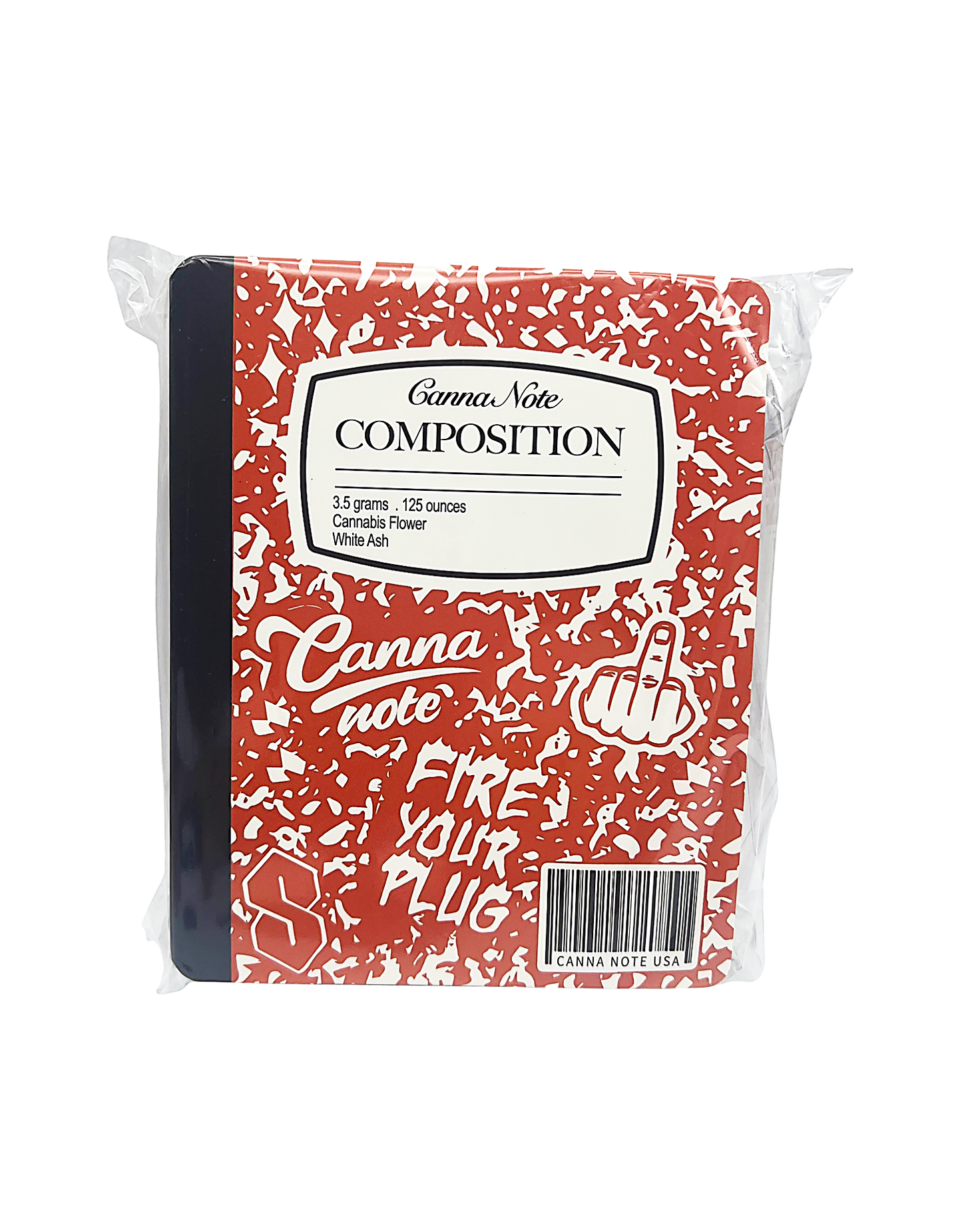 12 Count 4.5" - 3.5" Notebook-Style Mylar Bags  Orange