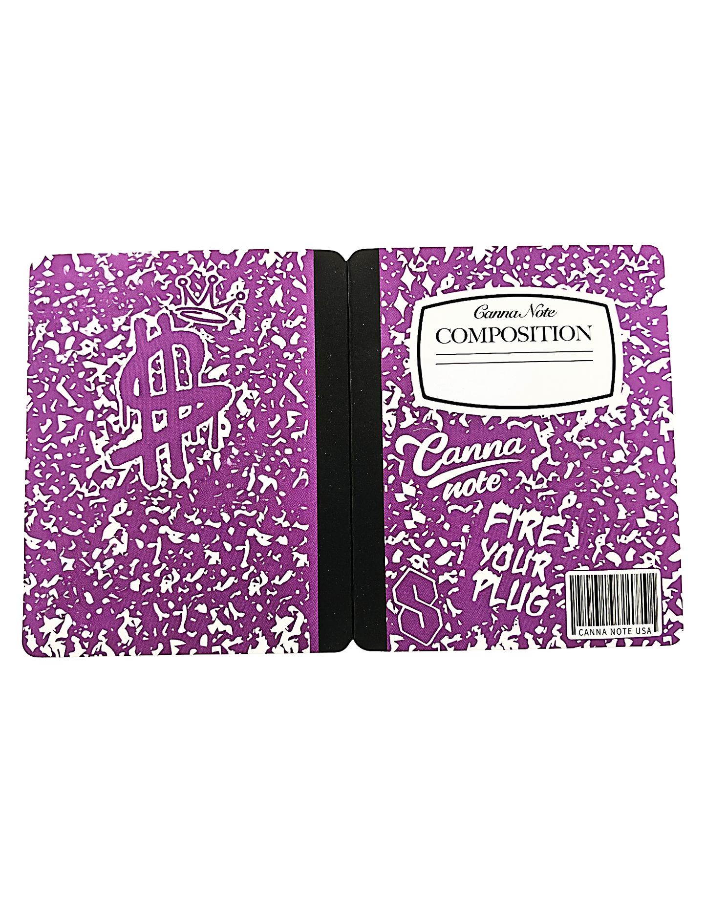 12 Count 4.5" - 3.5" Notebook-Style Mylar Bags  Purple