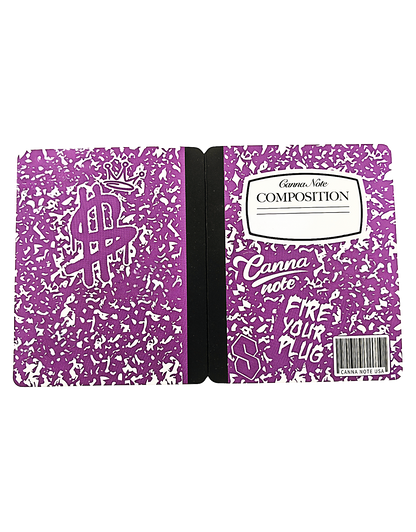 12 Count 4.5" - 3.5" Notebook-Style Mylar Bags  Purple