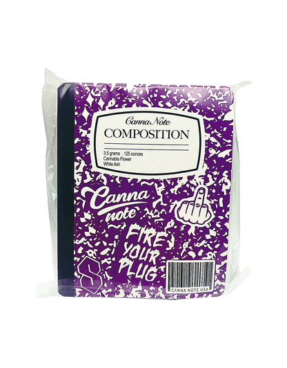 12 Count 4.5" - 3.5" Notebook-Style Mylar Bags  Purple