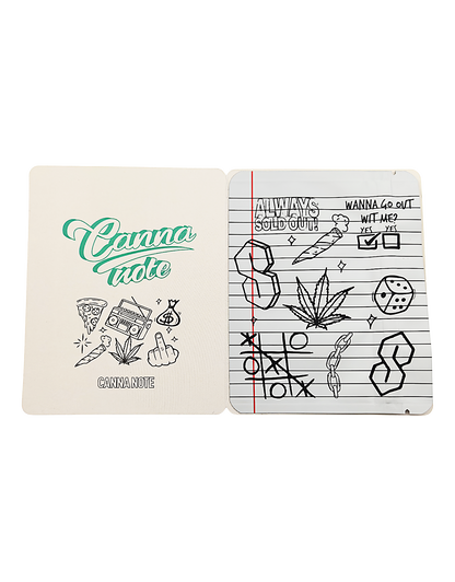 12 Count 4.5" - 3.5" Notebook-Style Mylar Bags  Green