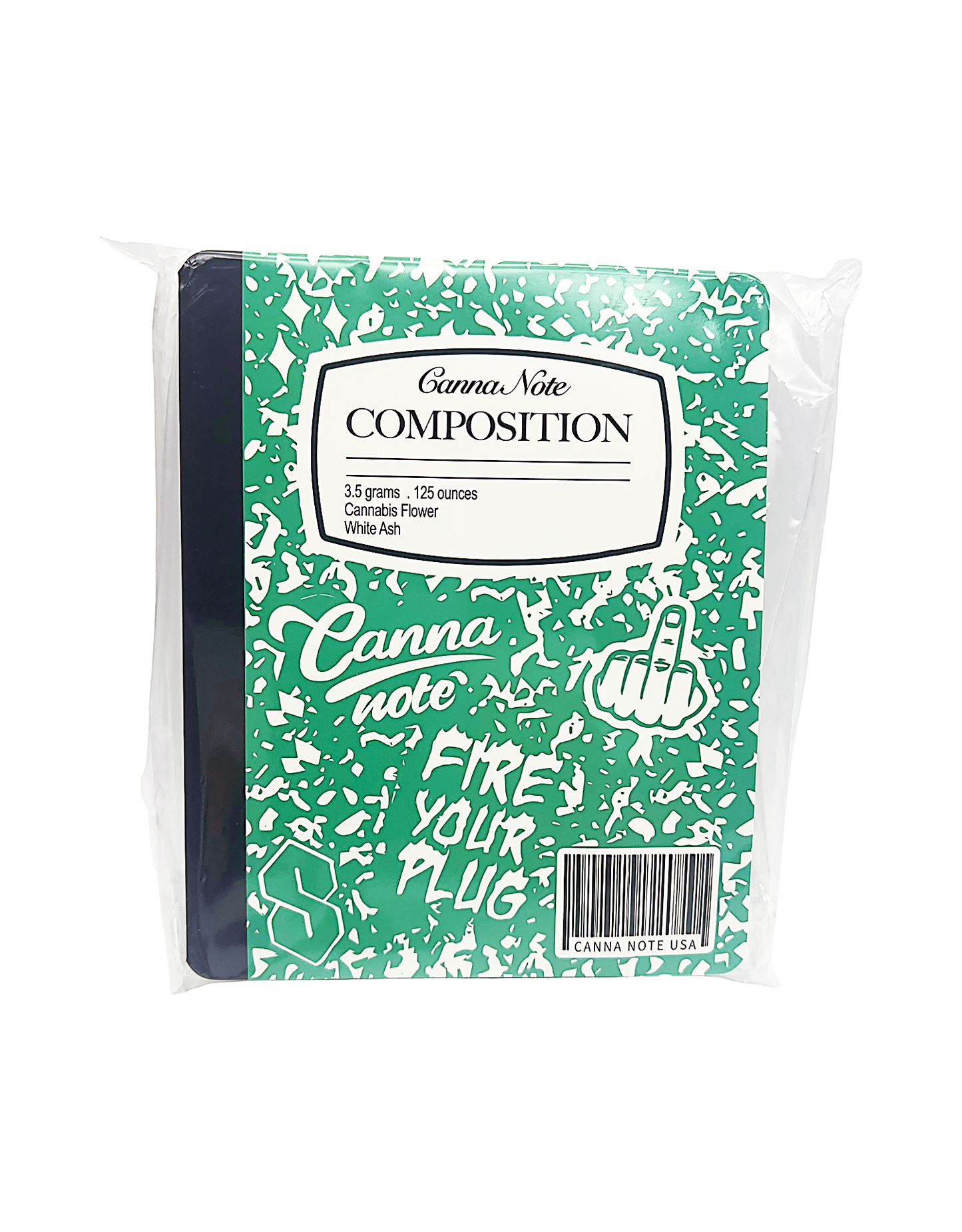 12 Count 4.5" - 3.5" Notebook-Style Mylar Bags  Green