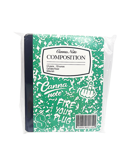 12 Count 4.5" - 3.5" Notebook-Style Mylar Bags  Green