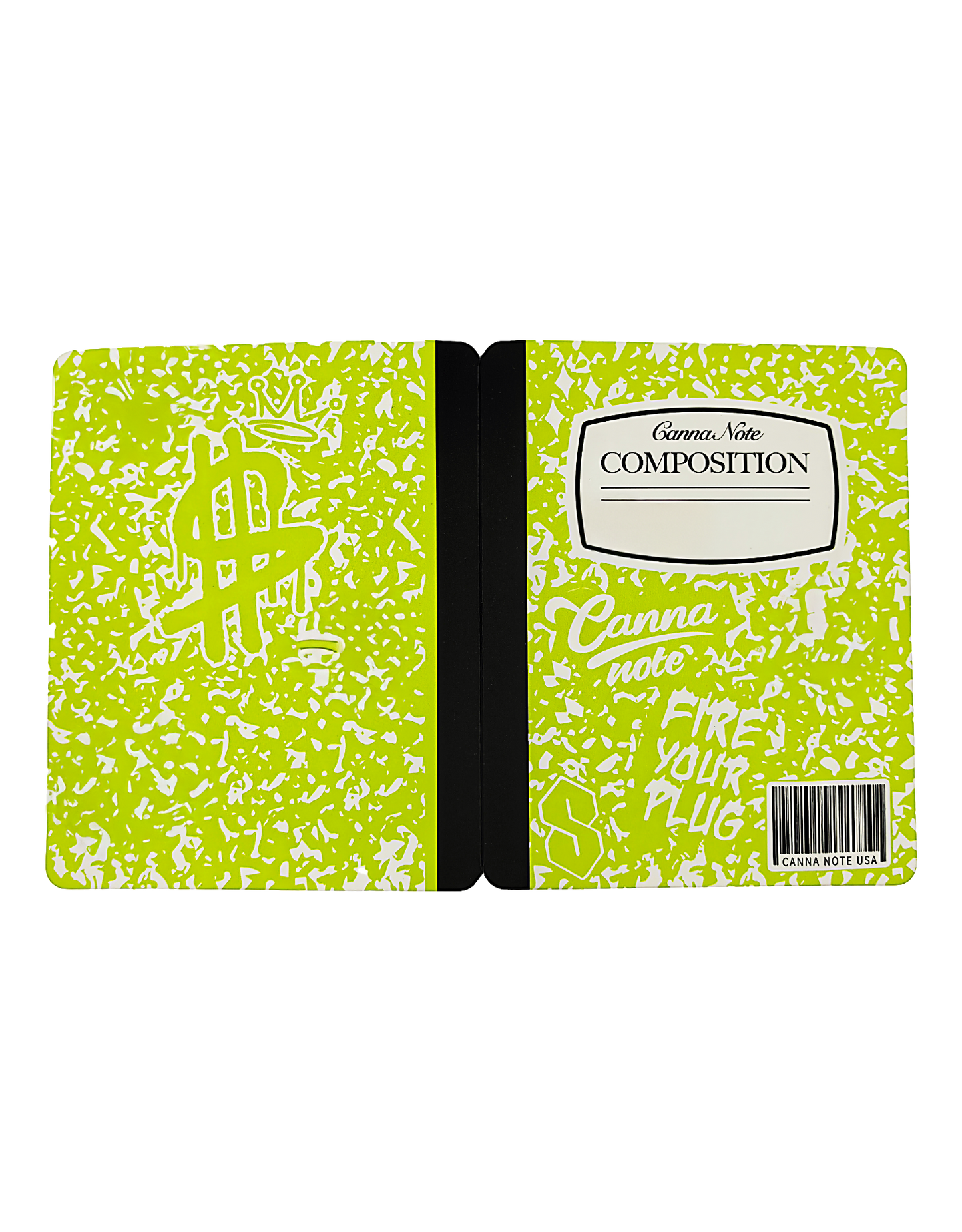 12 Count 4.5" - 3.5" Notebook-Style Mylar Bags  Lime