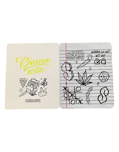 12 Count 4.5" - 3.5" Notebook-Style Mylar Bags  Lime