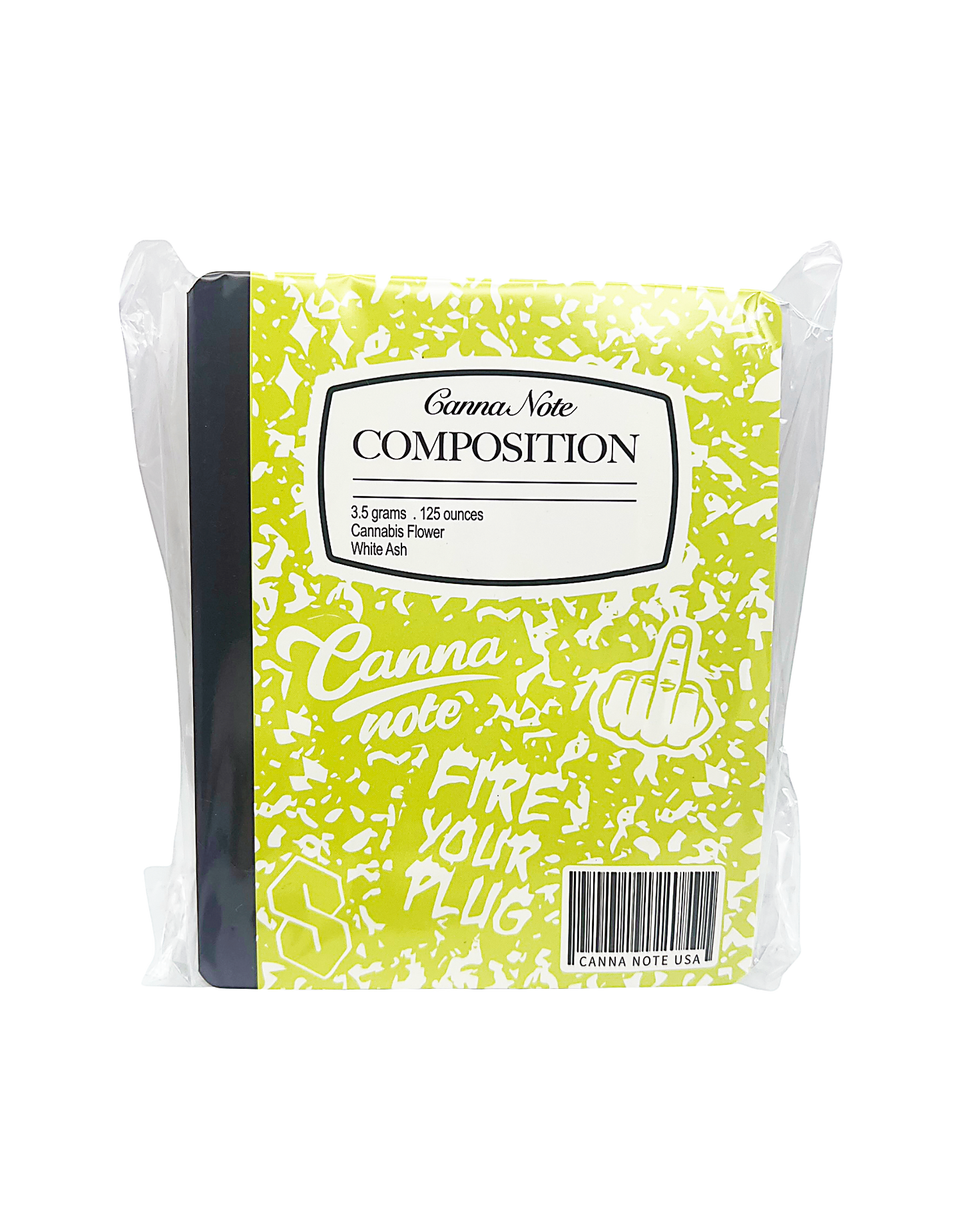 12 Count 4.5" - 3.5" Notebook-Style Mylar Bags  Lime