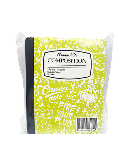 12 Count 4.5" - 3.5" Notebook-Style Mylar Bags  Lime