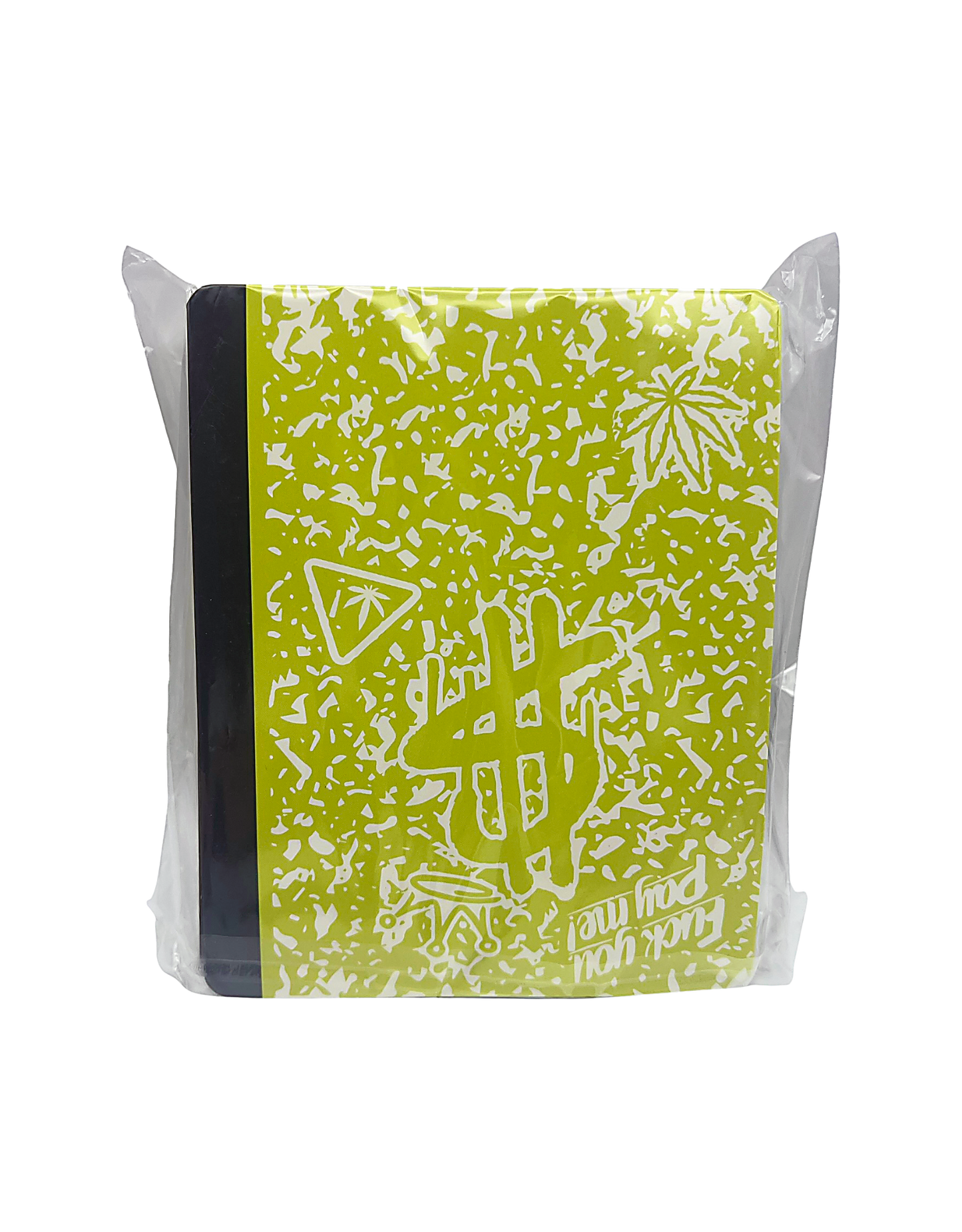 12 Count 4.5" - 3.5" Notebook-Style Mylar Bags  Lime