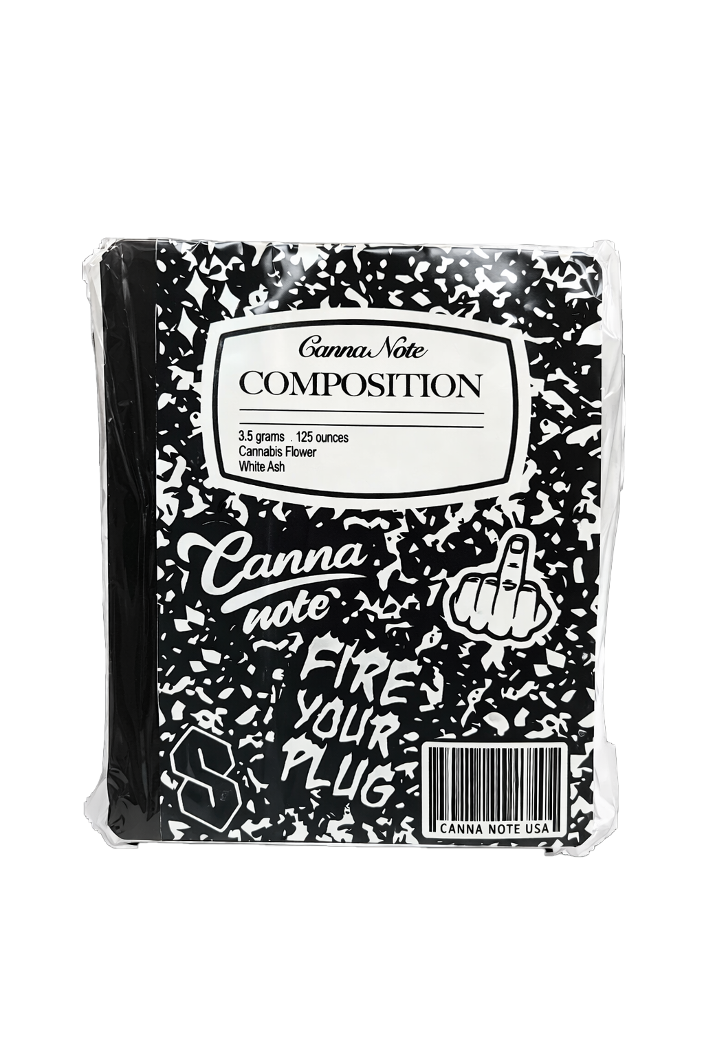 12 Count 4.5" - 3.5" Notebook-Style Mylar Bags Black