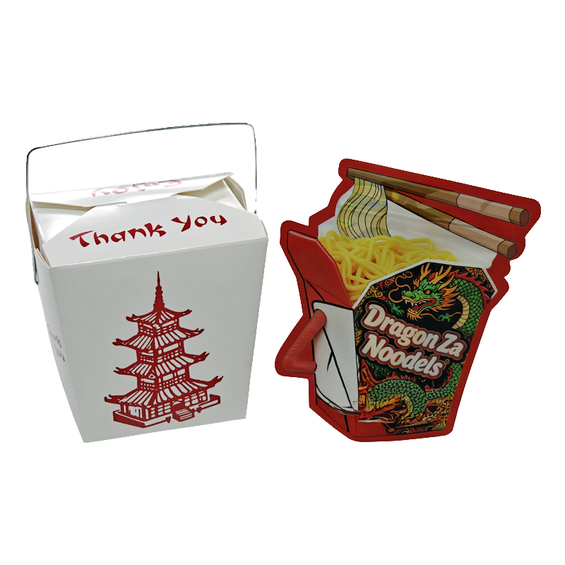 12 Pack - Noodle-Themed Takeout Style Gift Box Set - Dragon Za Noodles