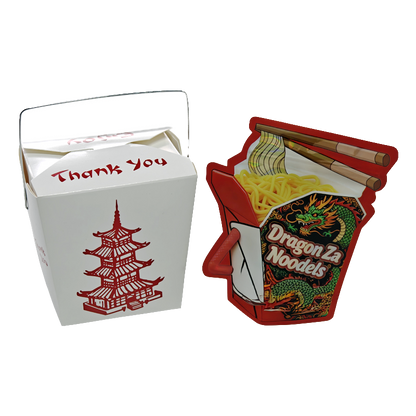 12 Pack - Noodle-Themed Takeout Style Gift Box Set - Dragon Za Noodles