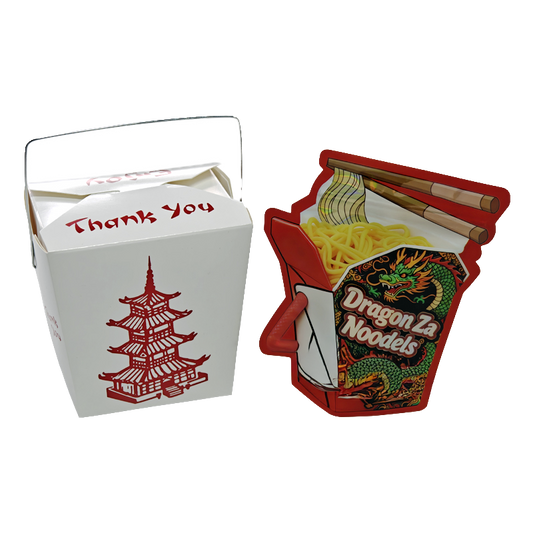 (12 Count) Noodle-Themed Takeout Style Gift Box Set - Dragon Za Noodels