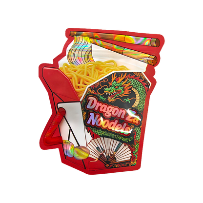 12 Pack - Noodle-Themed Takeout Style Gift Box Set - Dragon Za Noodles