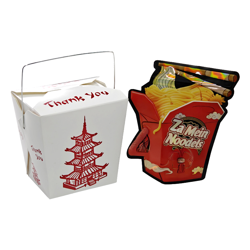(12 Count) Noodle-Themed Takeout Style Gift Box Set - Za Mein Noodels