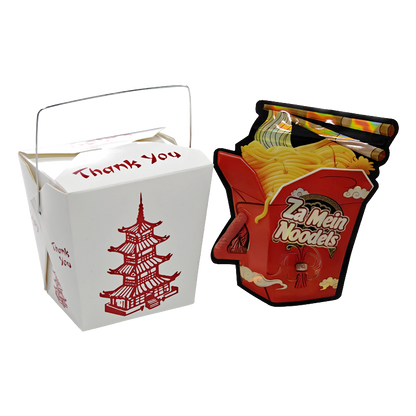 (12 Count) Noodle-Themed Takeout Style Gift Box Set - Za Mein Noodels