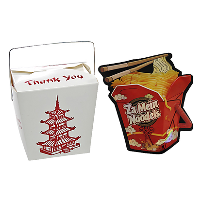 (12 Count) Noodle-Themed Takeout Style Gift Box Set - Za Mein Noodels