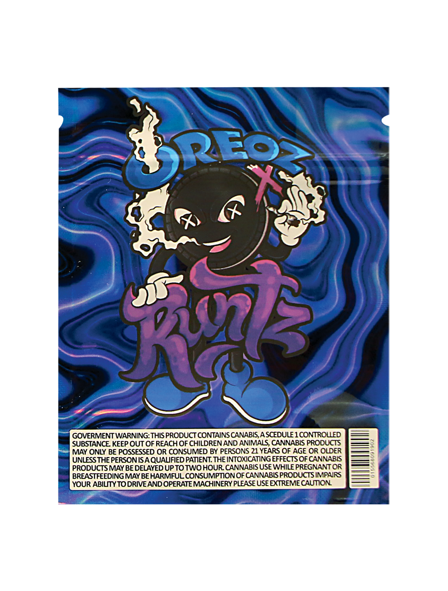 Mylar Bag Oreo Runtz 3.5 gr 50 Pack