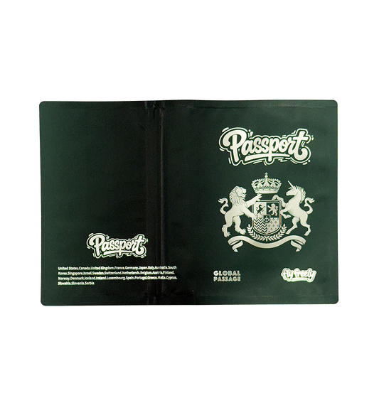 (25 Count) 4 Styles 3.5 Size Passport & Wallet Style Mylar Bags