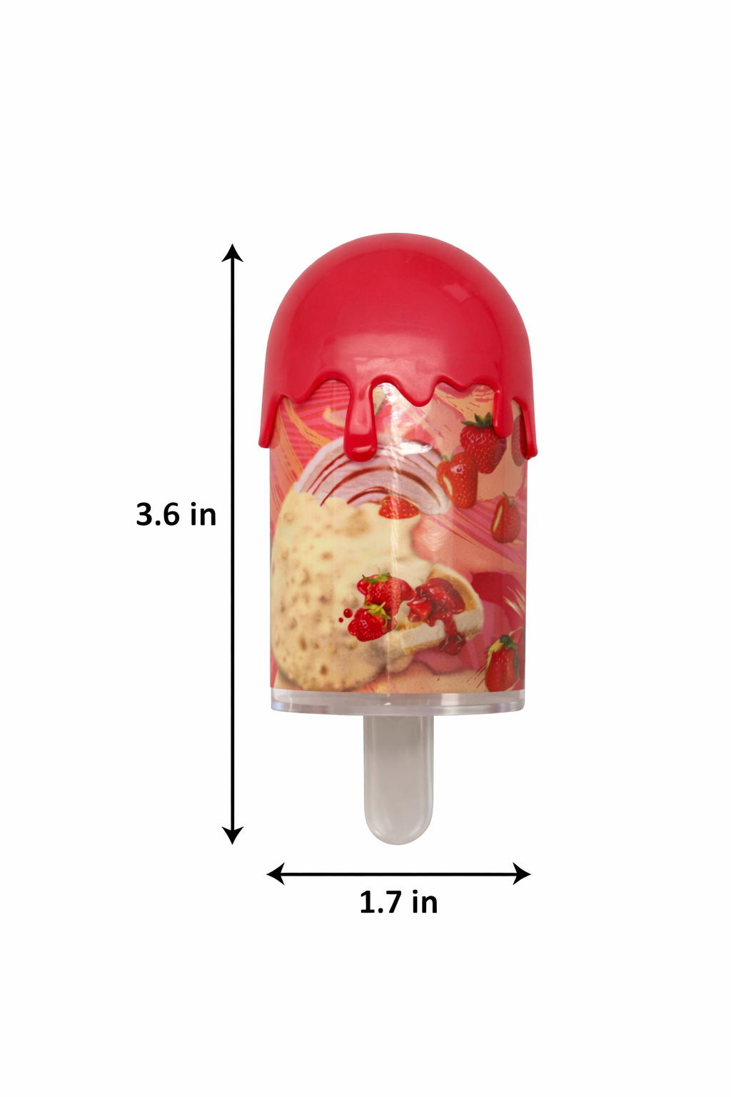12 Pack – Popsicle Style Plastic Storage Containers with Decorative Wrap Labels - Zasicle Tropicals
