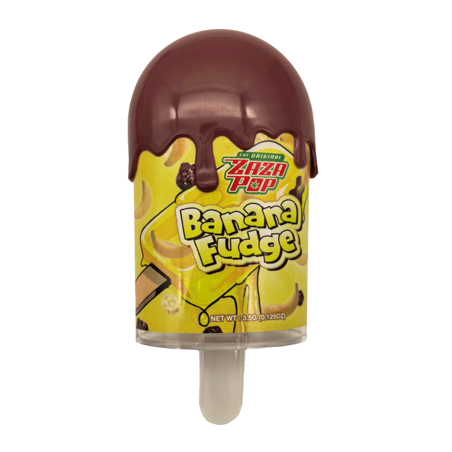 3.5g Popsicle Jar - Zaza Pop Banana Fudge (12 Count)