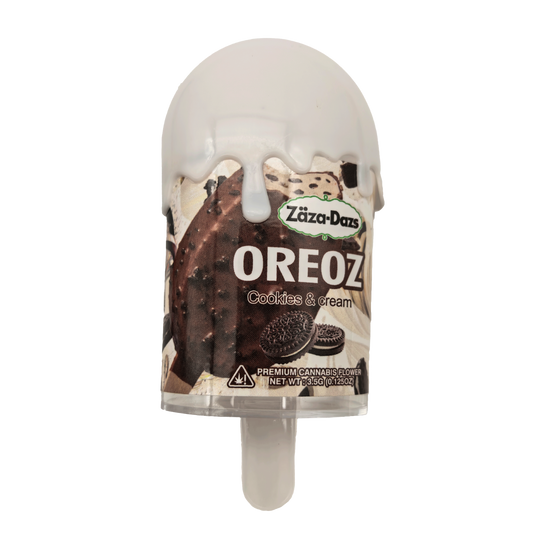 3.5g Popsicle Jar - Zaza Dazs Oreoz (12 Count)