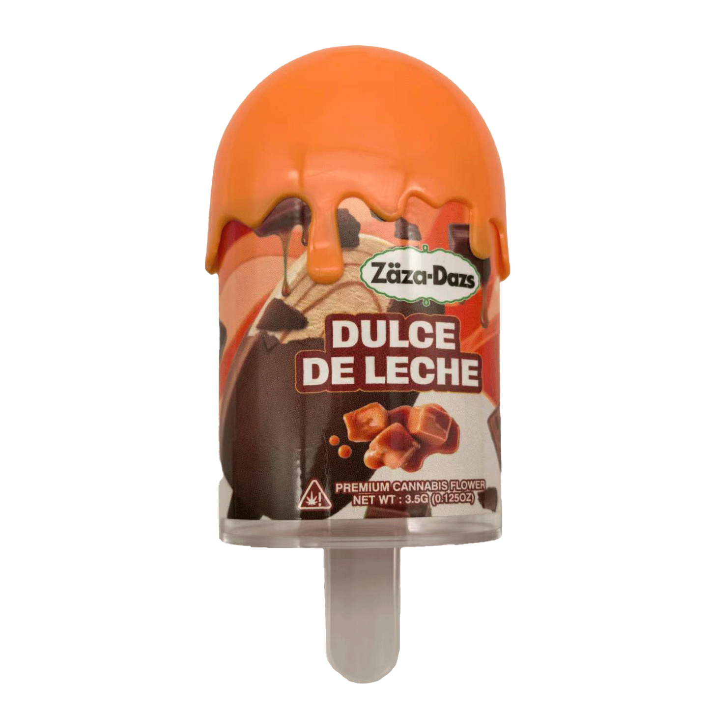 3.5g Popsicle Jar - Zaza Dazs Dulce De Leche (12 Count)