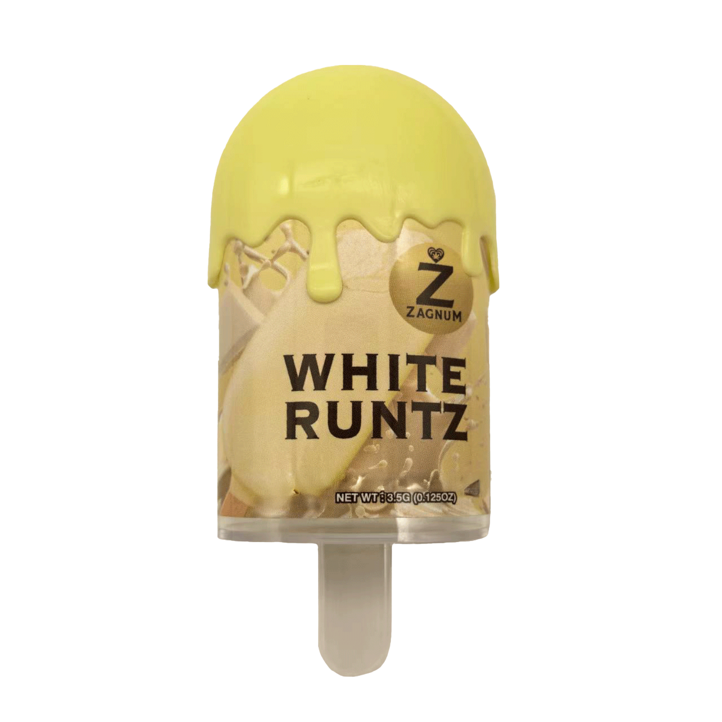 3.5g Popsicle Jar - Zagnum White Runtz (12 Count)