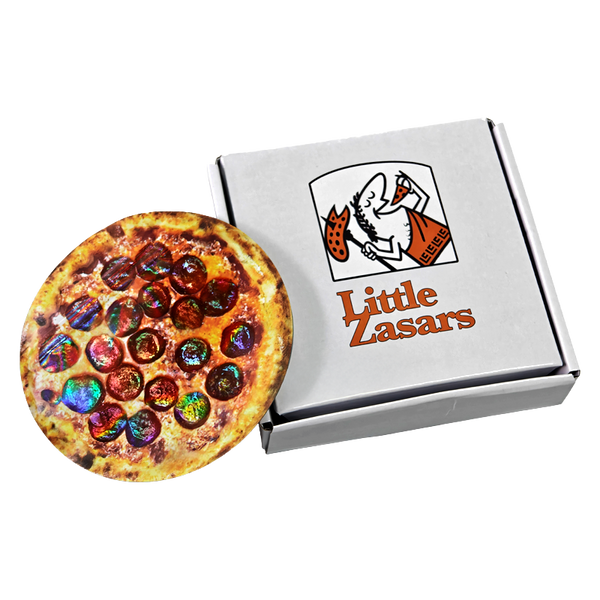 12 Pack - 3.5g Pizza Shaped Bags & Boxes Set - Little Zasars