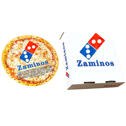 12-Piece Bundle Collectible ZP Decorative Foil Packaging Set with Pizza-Style Boxes