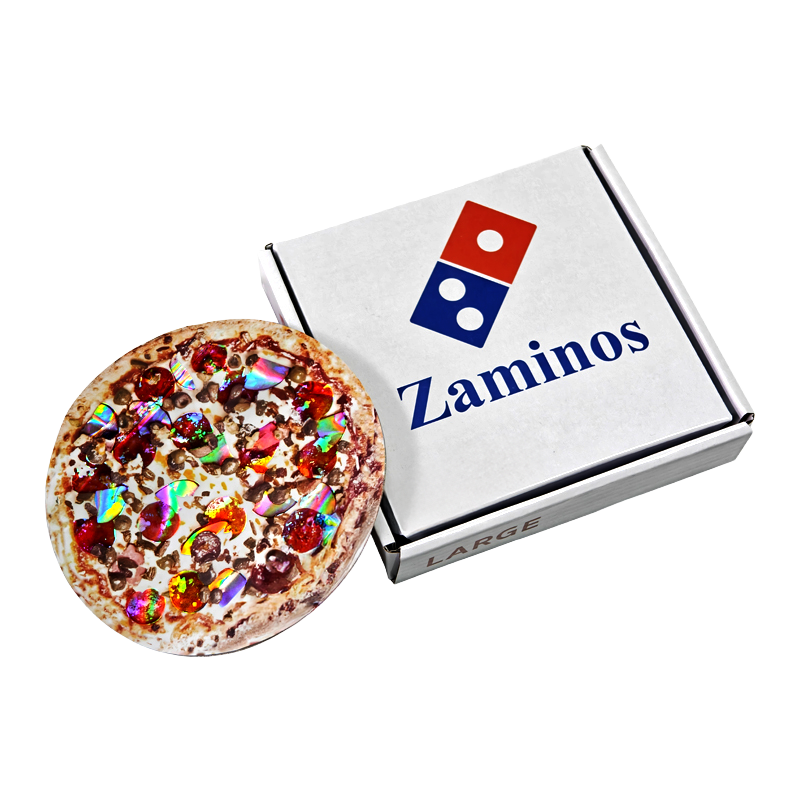 12 Pack - 3.5g Pizza Shaped Bags & Boxes Set  - Zamino's Edition
