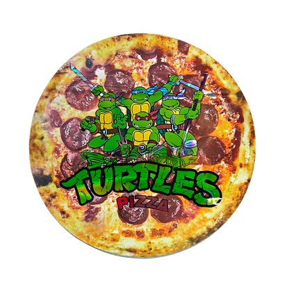 12 Pack - 3.5g Pizza Shaped Bags & Boxes Set  - TMN Turtle's Edition